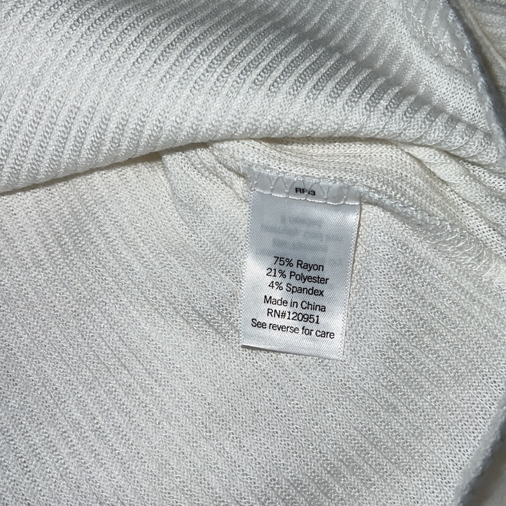 Long sleeve off white blouse - Picture 5 of 5